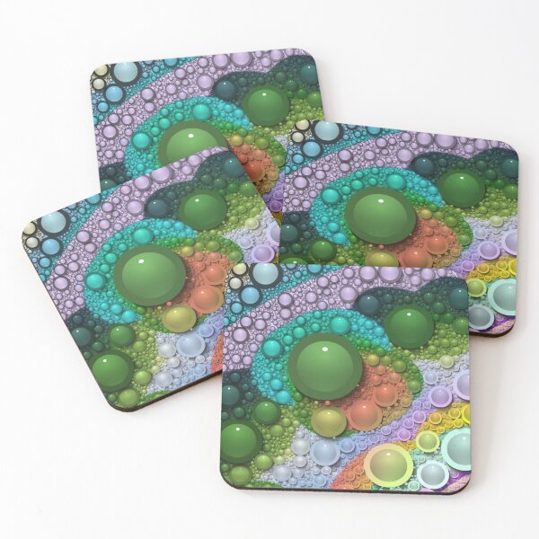 Item preview, Colorful Glossy-Effect Bubble-Like Circles Abstract ~ 12.13.25.2 designed and sold by ArtByLeanie123.