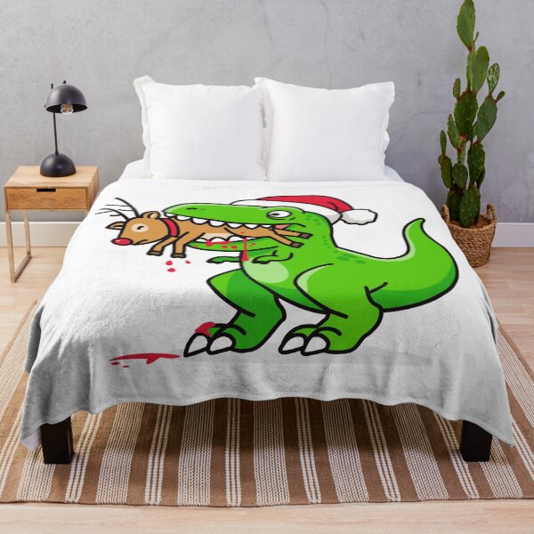Item preview, T-Rex Dinosaur eating Reindeer - Funny Christmas joke - T-Rex Eating Rudolph - Dino Xmas Parody Gift designed and sold by messy-nessie.
