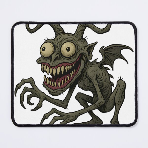 Item preview, Creepy Imp Demon Horror Illustration designed and sold by Th4d1us.
