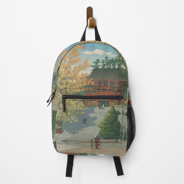 Item preview, Vintage, Japanese art,Japanese woodblock , Ukiyo-e ,Shrine by Hasui Kawase, Wall art, Puzzle, designed and sold by VintageJapan for Japanese woodblock, Ukiyoe, Retro art and more.