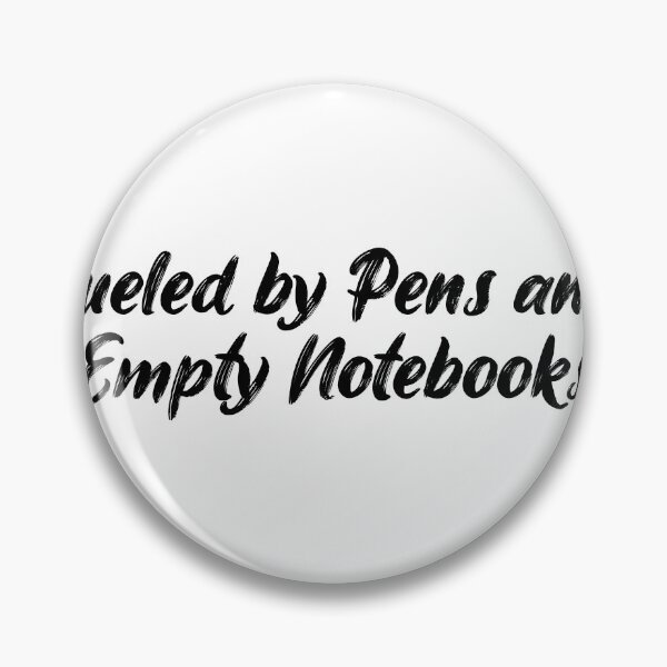 Item preview, Fueled by Pens and Empty Notebooks designed and sold by Ninjacatoff.