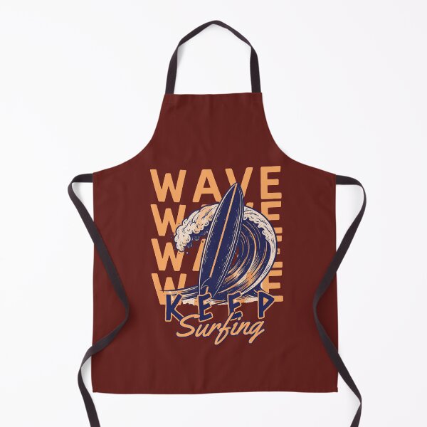 Item preview, Retro Surf Wave Design – Keep Surfing Vintage Surfboard Ocean Artwork designed and sold by DiverseDemand.