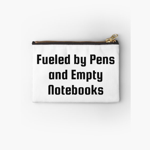 Item preview, Fueled by Pens and Empty Notebooks designed and sold by Ninjacatoff.