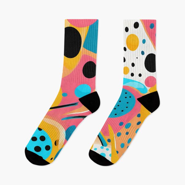 Item preview, Pop Art Abstract Blue, Yellow And Pink Pattern designed and sold by DEC02.