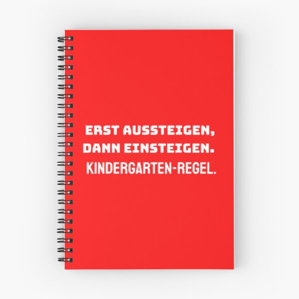 Item preview, Get off first, then get on – Kindergarten rule – German public transport humor T-shirt designed and sold by Antik by Schulz.