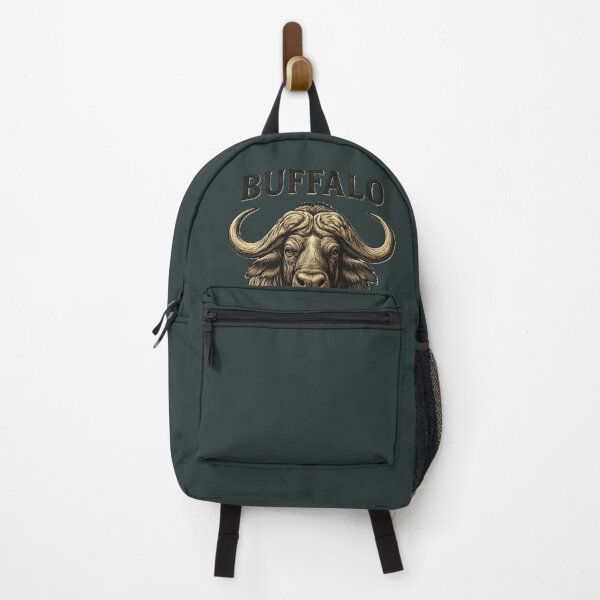Item preview, African Buffalo Vintage Retro Illustration designed and sold by RetroNibylander.