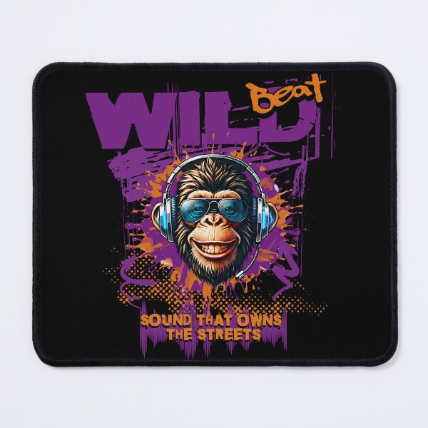 Item preview, Wild Beat – Sound that owns the Streets - DJ Monkey Graffiti Style Street Art designed and sold by DiverseDemand.