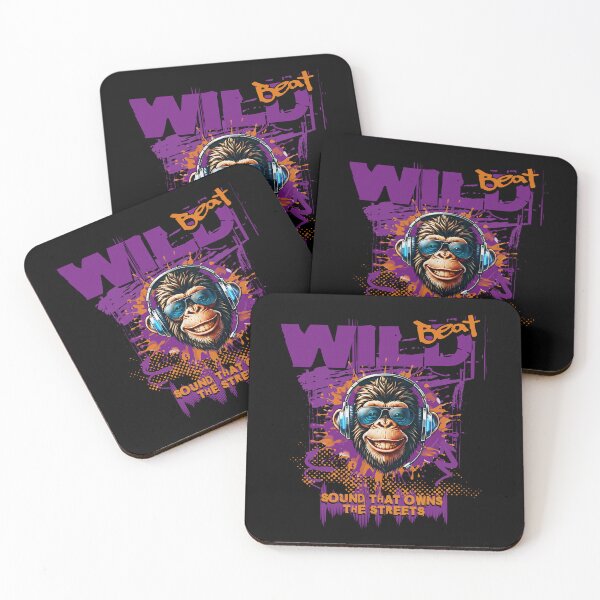Item preview, Wild Beat – Sound that owns the Streets - DJ Monkey Graffiti Style Street Art designed and sold by DiverseDemand.