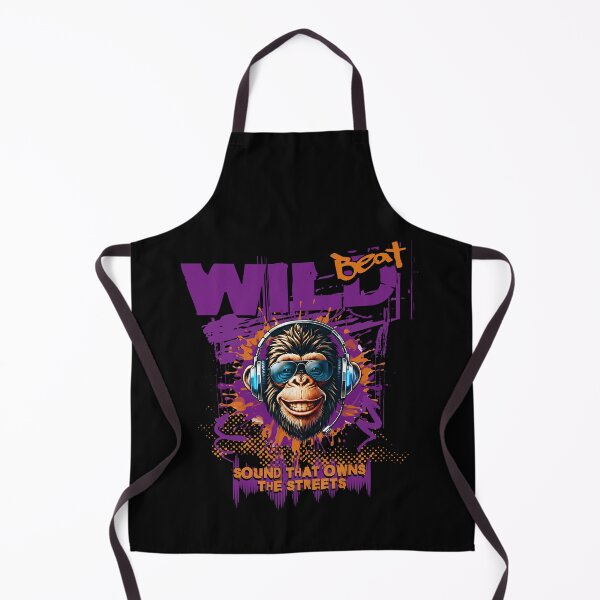 Item preview, Wild Beat – Sound that owns the Streets - DJ Monkey Graffiti Style Street Art designed and sold by DiverseDemand.