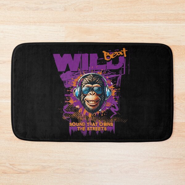 Item preview, Wild Beat – Sound that owns the Streets - DJ Monkey Graffiti Style Street Art designed and sold by DiverseDemand.