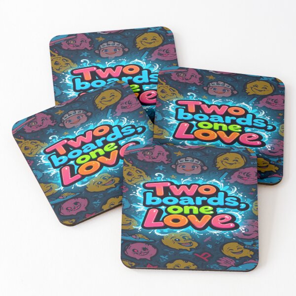 Item preview, Two Boards, One Love - For Snowboard Fans designed and sold by Hot4Shirt.