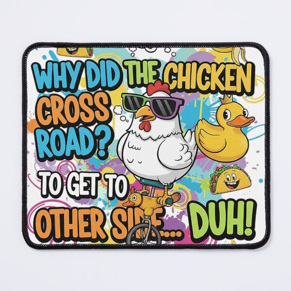 Item preview, Cool Chicken Joke with Rubber Duck designed and sold by newvisionart191.