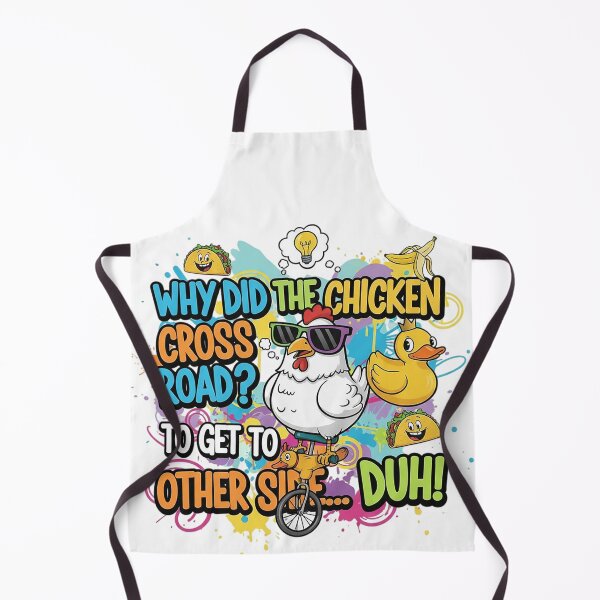 Item preview, Cool Chicken Joke with Rubber Duck designed and sold by newvisionart191.