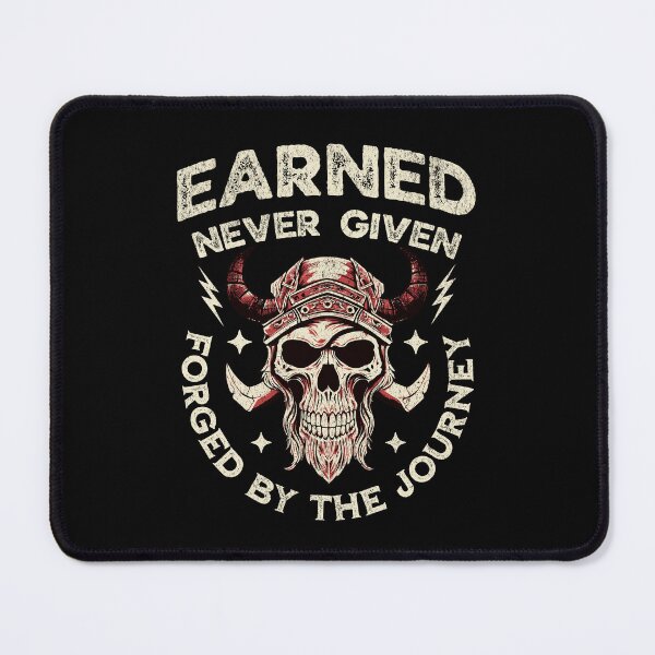 Item preview, Earned Never Given Skull Warrior designed and sold by NosandEdgy.