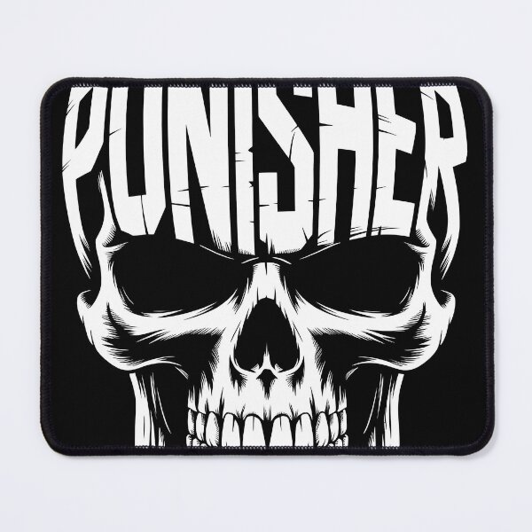 Item preview, Punisher Skull Dark Bold Monochrome Street Style Art designed and sold by Stotee.