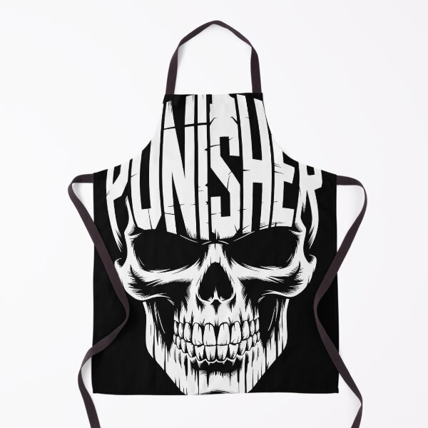 Item preview, Punisher Skull Dark Bold Monochrome Street Style Art designed and sold by Stotee.