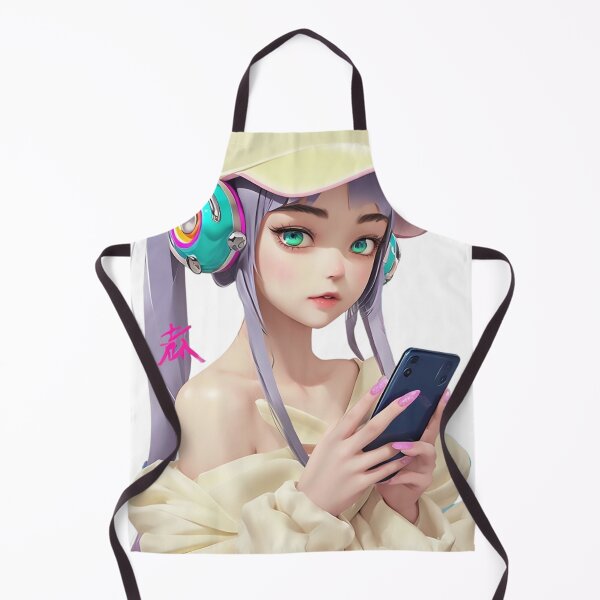 Item preview, Aesthetic Girl with Phone and Visor designed and sold by newvisionart191.