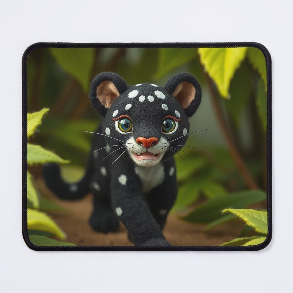 Item preview, Felted Friends Precious Panther designed and sold by CuddleFish Creations.