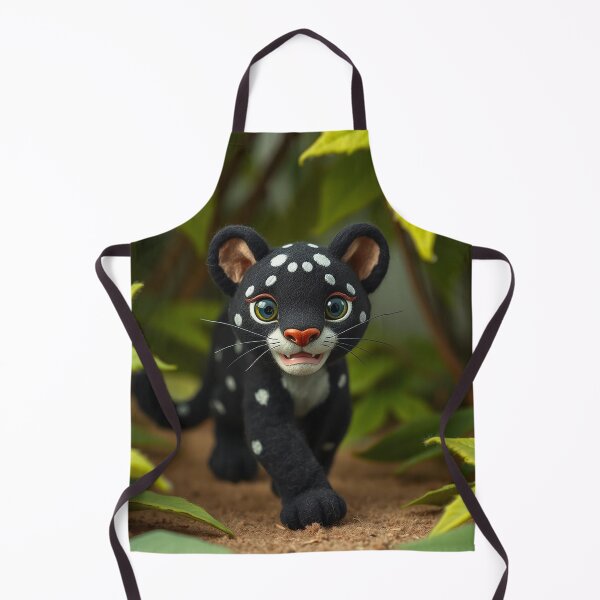 Item preview, Felted Friends Precious Panther designed and sold by CuddleFish Creations.