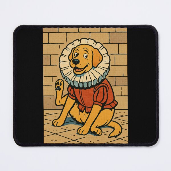 Item preview, Castlecore Pets: Labrador – Court Labrador Noble Pose – Gift for Labrador Lovers • Retro Comics • Vintage Halftone designed and sold by JacobKAurumhead.