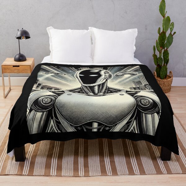 Item preview, humanoid robot art designed and sold by TEEJAMBOREE.