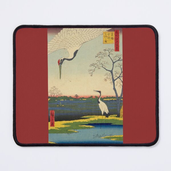 Item preview, Vintage, Japanese art, woodblock, Ukiyo-e by Hiroshige Utagawa, Crane、Wall art, Puzzle designed and sold by VintageJapan for Japanese woodblock, Ukiyoe, Retro art and more.