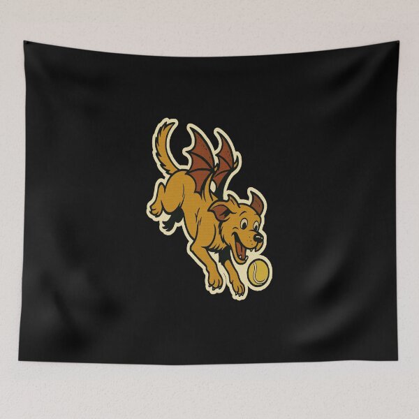 Item preview, Castlecore Pets: Labrador – Dragon Fetch Guardian – Gift for Labrador Lovers • Retro Comics • Vintage Halftone designed and sold by JacobKAurumhead.