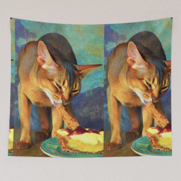 Item preview, Abyssinian Curiosity – Artistic Illustration designed and sold by TreatLLC.
