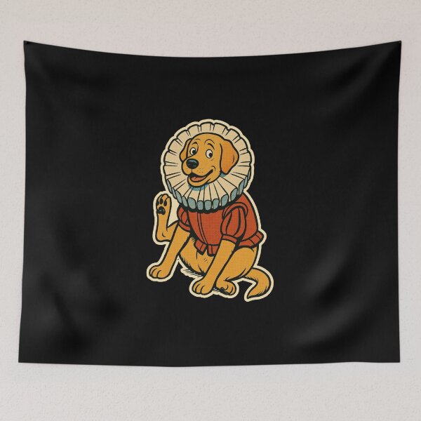 Item preview, Castlecore Pets: Labrador – Noble Ruff Companion – Gift for Labrador Lovers • Retro Comics • Vintage Halftone designed and sold by JacobKAurumhead.