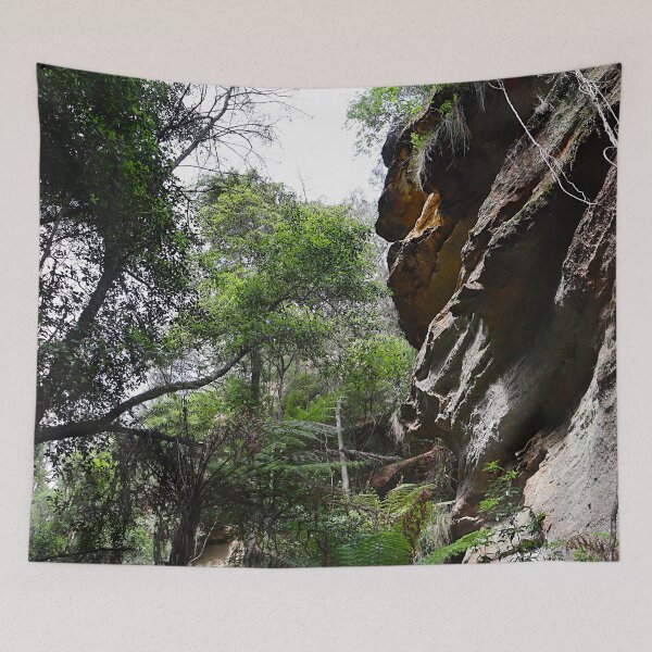 Item preview, Fern-Filled Gully Beneath Sandstone Cliffs designed and sold by Fourpointstudio.