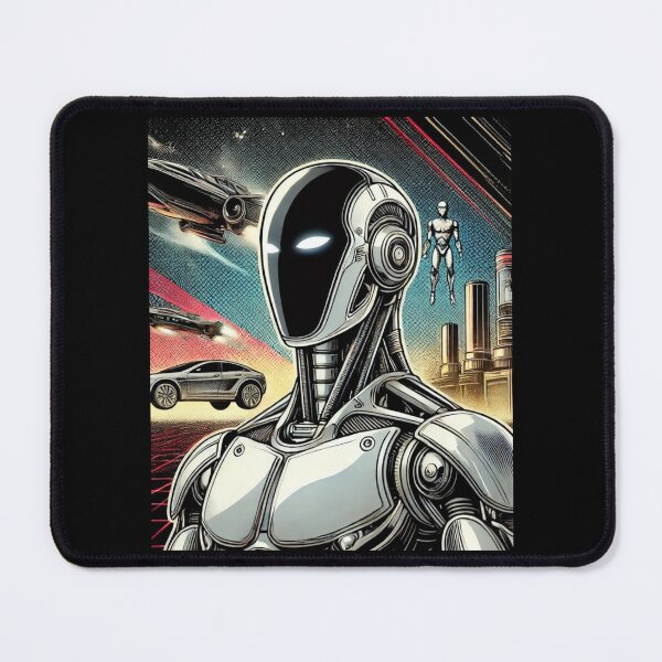 Item preview, humanoid robot art designed and sold by TEEJAMBOREE.