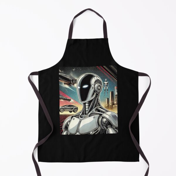 Item preview, humanoid robot art designed and sold by TEEJAMBOREE.