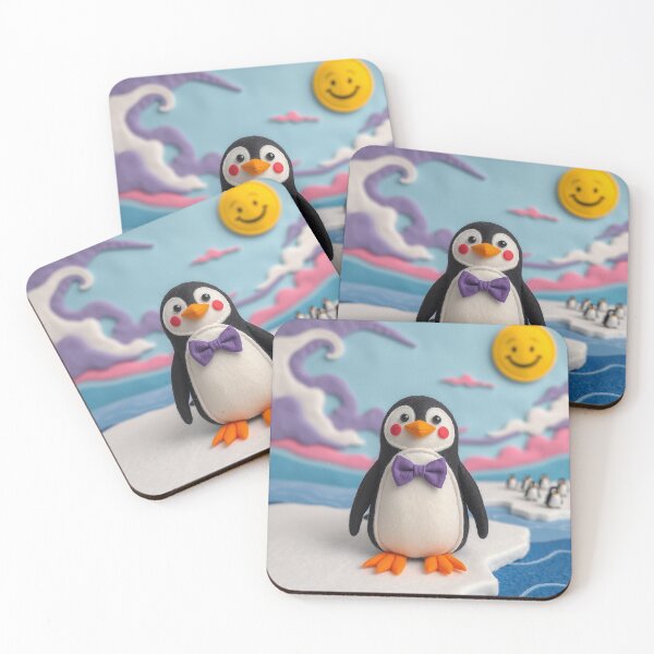Item preview, Felted Friends Penguin Chills on a Sunny day designed and sold by CuddleFish Creations.