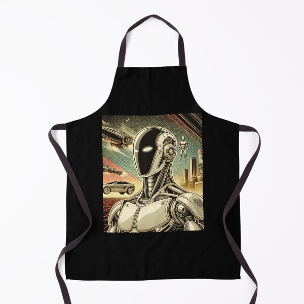 Item preview, humanoid robot art designed and sold by TEEJAMBOREE.