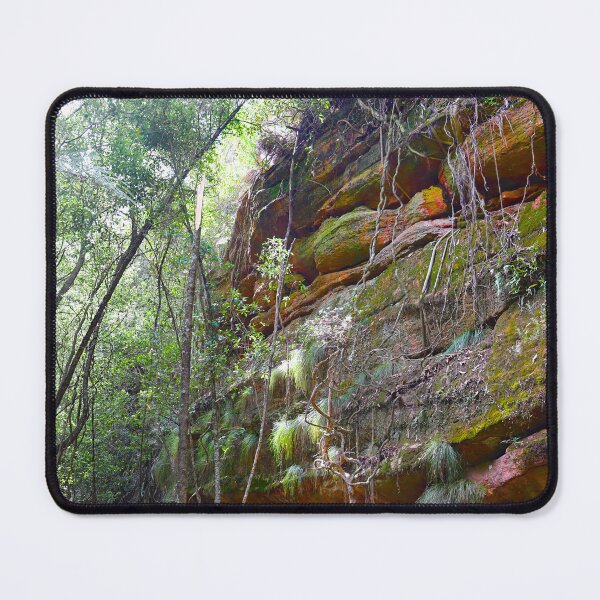 Item preview, Mossy Sandstone Wall in a Fern Gully designed and sold by Fourpointstudio.