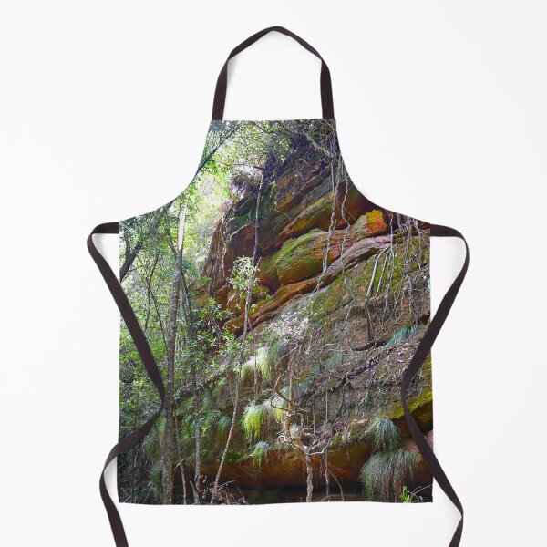 Item preview, Mossy Sandstone Wall in a Fern Gully designed and sold by Fourpointstudio.