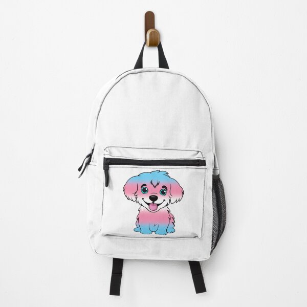 Item preview, Cute Transgender Pride Flag Puppy, Subtle Trans Kawaii Dog Design designed and sold by Travelslightly.