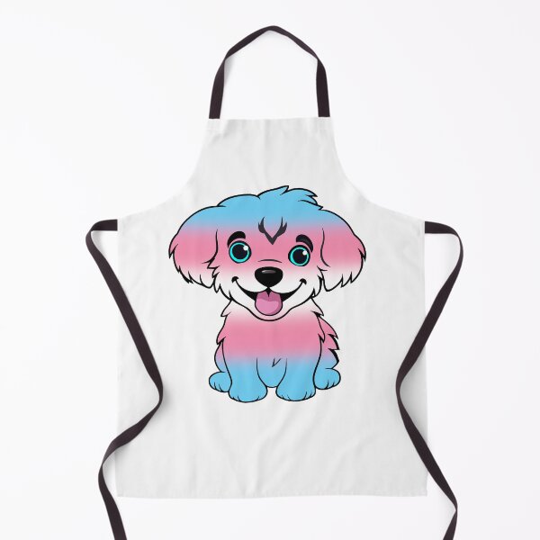 Item preview, Cute Transgender Pride Flag Puppy, Subtle Trans Kawaii Dog Design designed and sold by Travelslightly.