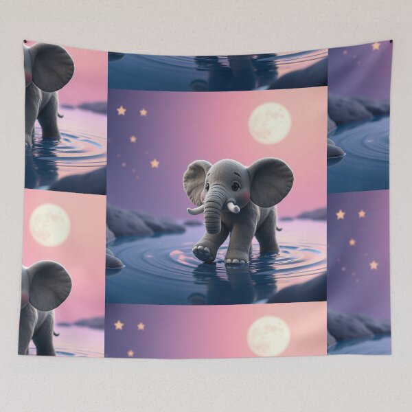 Item preview, Felted Friends Elephant's Lullabye designed and sold by CuddleFish Creations.
