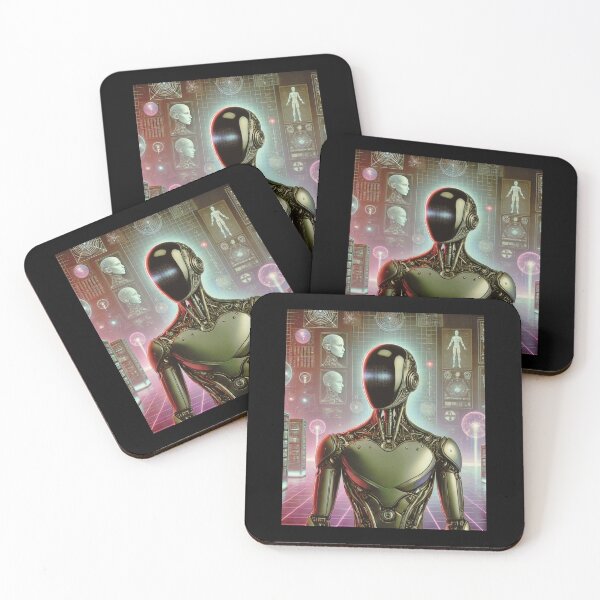 Item preview, humanoid robot art designed and sold by TEEJAMBOREE.
