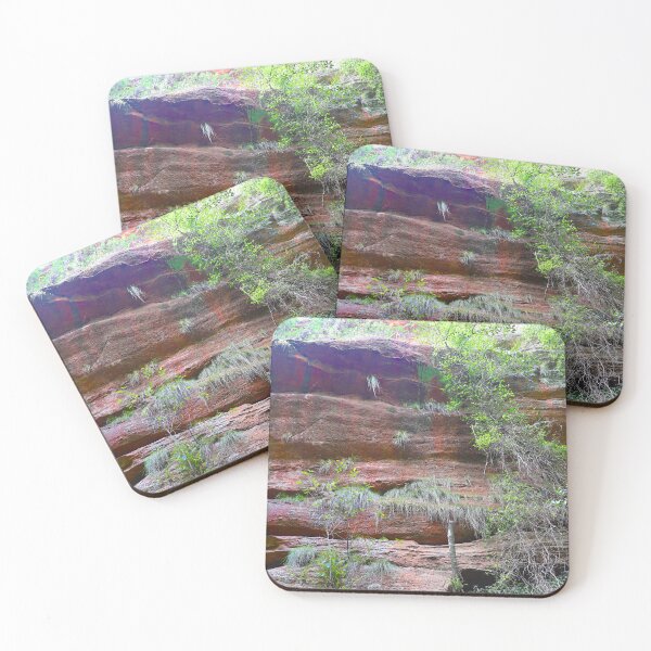 Item preview, Layered Sandstone Ledge in a Shaded Gully designed and sold by Fourpointstudio.