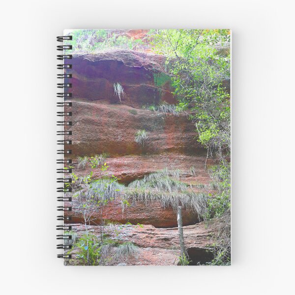 Item preview, Layered Sandstone Ledge in a Shaded Gully designed and sold by Fourpointstudio.