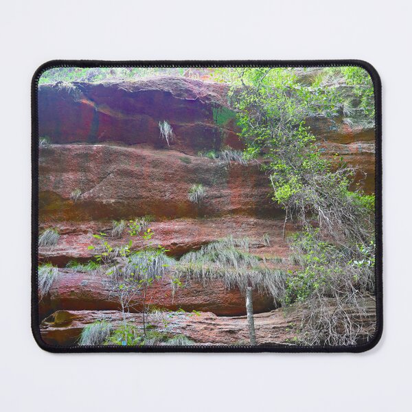 Item preview, Layered Sandstone Ledge in a Shaded Gully designed and sold by Fourpointstudio.