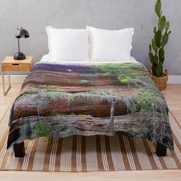 Item preview, Layered Sandstone Ledge in a Shaded Gully designed and sold by Fourpointstudio.