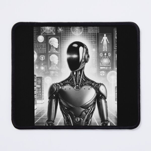 Item preview, humanoid robot art designed and sold by TEEJAMBOREE.