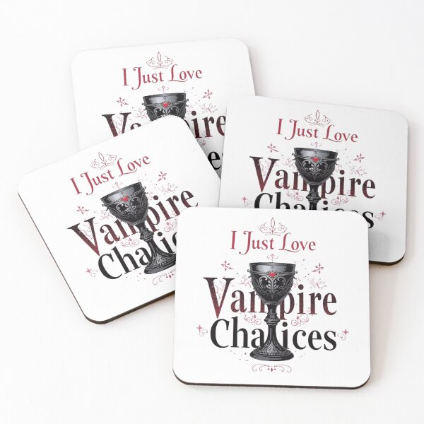 Item preview, I Just Love Vampire Chalices designed and sold by RED-MOUSE.