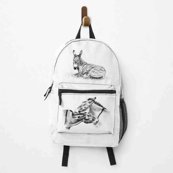 Item preview, Drawing of two donkeys scratching each other - graphite version designed and sold by SylvieG18.
