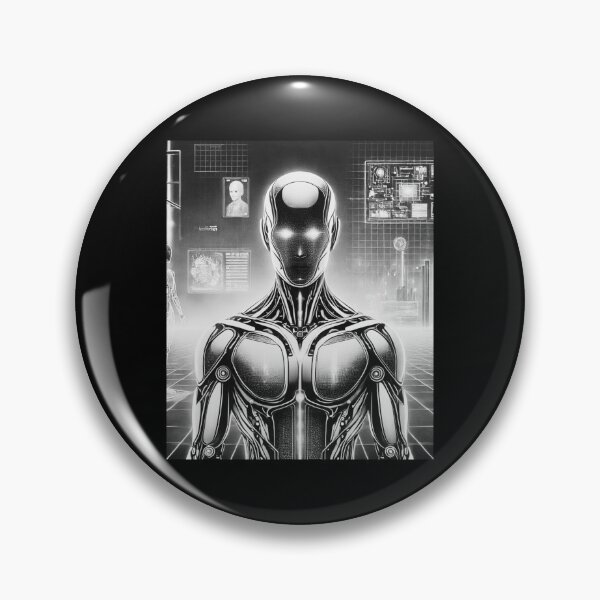 Item preview, humanoid robot art designed and sold by TEEJAMBOREE.