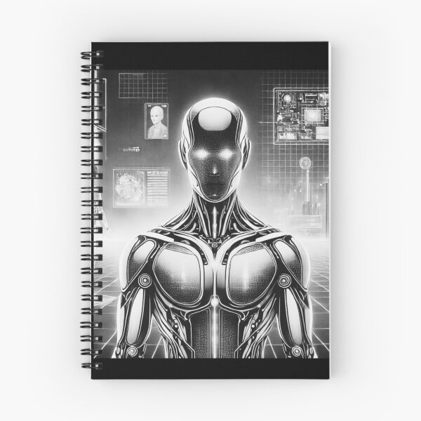 Item preview, humanoid robot art designed and sold by TEEJAMBOREE.