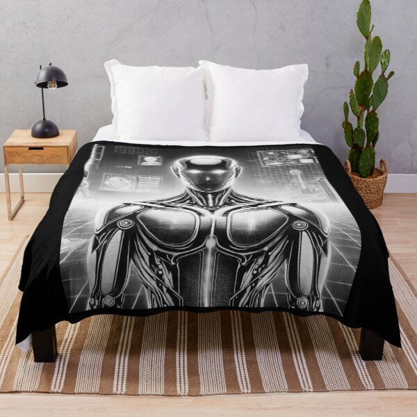 Item preview, humanoid robot art designed and sold by TEEJAMBOREE.